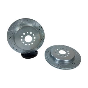 Ram 1500 Brake Rotors (2) - Rear - Baer Brakes - Big Claw Performance - Zinc-Plated - `19-`25